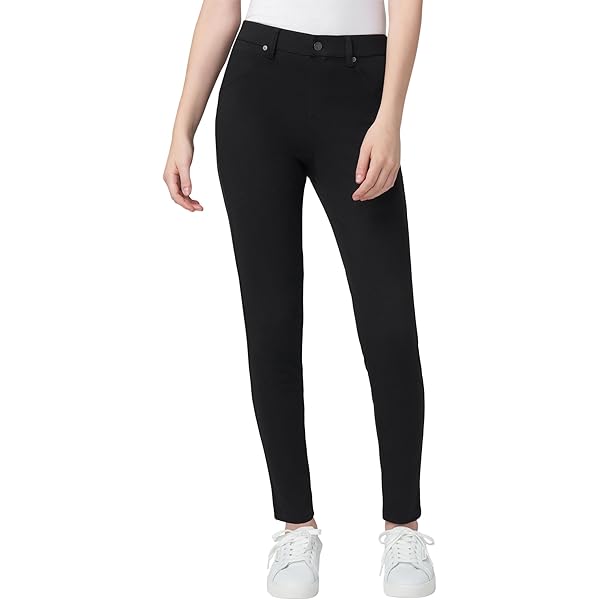 Legging HUE Femme Taille S – Jegging Imprimé Floral Stretch, Machine Lavable