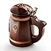 NOVECRAFTO Wooden Beer Mug Crafted From Solid Oak