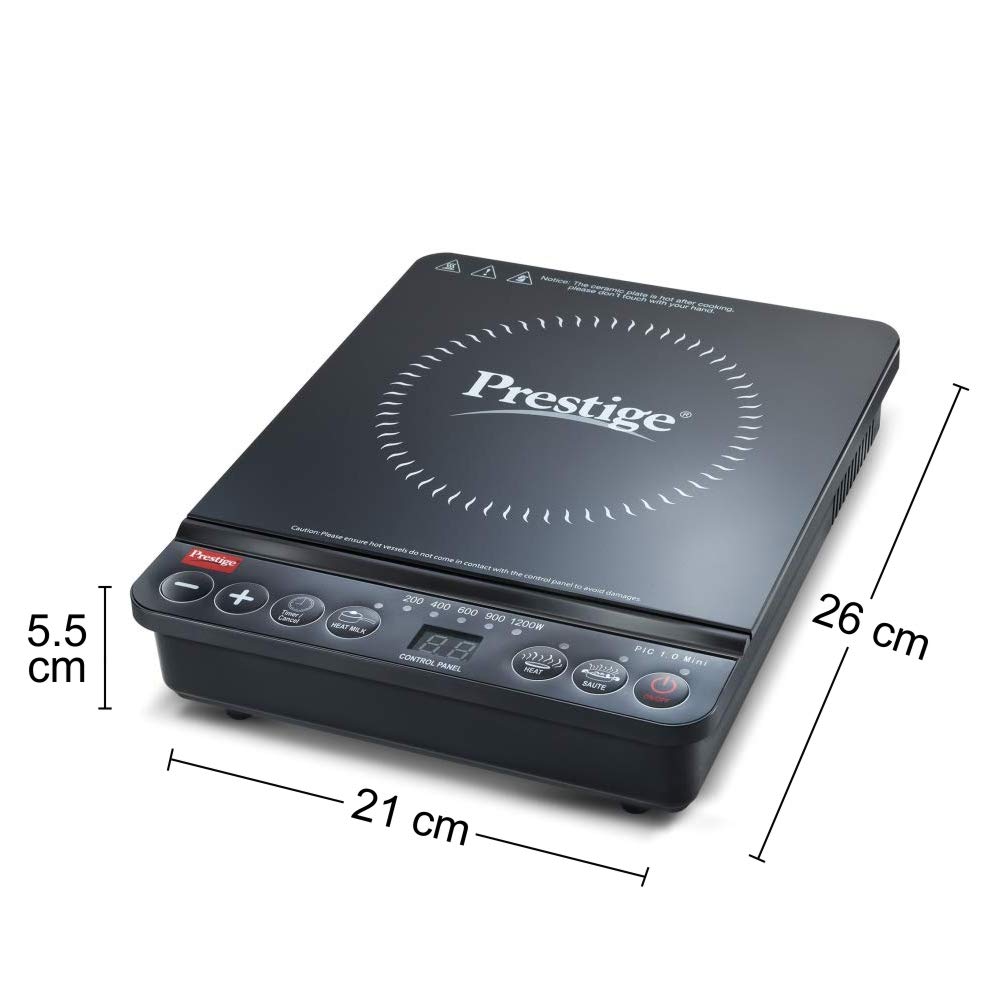 Prestige Induction Cooktop PIC 1.0 Mini 1200Watt Best Price With