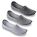 No Show Socks Women Non Slip Sock Cotton Low Cut Liner 3 to 6 Pack (D5-3 Pairs)