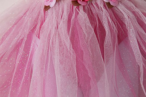 Girls Pink / Ballerina Fairy Princess Birthday Tutu Gift Set: Leotard, Tutu & Wings Size 3-5 Years