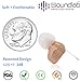 Soundlab Hearing Amplifier – Dime-Sized, in-the-Canal (ITC), Wireless with Soft Gel Tip and Hearing Aid Batteries