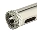 uxcell 5PCS 15mm Diamond Coated Hole Saw Drill Bits for Glass Ceramic Tile Marble Rock Porcelain Bottles Pots Brick
