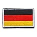 ShowPlus 2PCS Germany DE Flag Military Embroidered Tactical Patch Morale Shoulder Applique