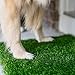 Large Grass Door Mat Rug with SmartDrain Technology - Stain Resistant Green Turf Perfect for Inside, Outside, Home Entryway, Patio, Balcony, Porch, RVs or Camping, Rectangle Size of 2X4 Feet