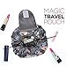 Portable Drawstring Cosmetic Bag Large Capacity Lazy Travel Makeup Pouch magic Toiletry Bag for Womens Girls,Deep Gray