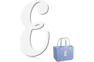 Alixumiss Decorative Lettering Charms for Bogg Bag, Alphabet Lettering Accessories, Decorative Bogg Bag Charms Insert Alphabet Lettering, Alphabet 3D Letters for Personalizing Handbag DIY