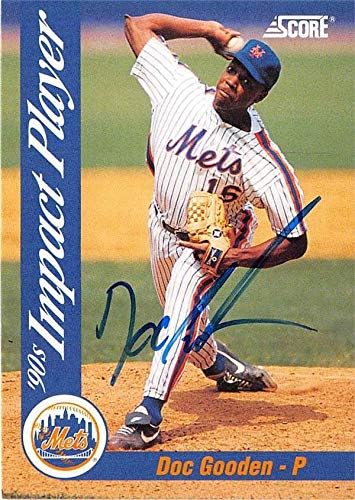 doc gooden autographed baseball