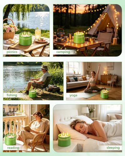 Vela grande citronela exteriore,Vela de Citronela con 4 mechas, Velas Perfumadas de Citronella 80 horas, Velas de Citronella 100% natural, Larga Velas de Regalo para acampar, jardín, picnic, patio