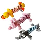 Pecute Pet Plush Chew Toys (Pack of 3)