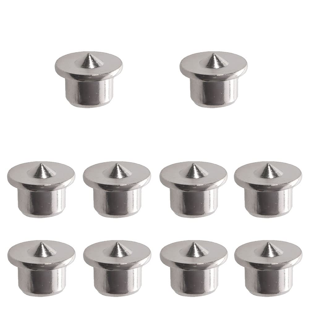 BDHI 10pcs 8mm Dowel Centre Point Dowel Pin Center Woodworking Alignment Tool Points Marker Drill Center for Accurate Drilling Proper or Tenon Placement(Y72-10)