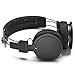 Urbanears Hellas On-Ear Active Wireless Bluetooth Headphones, Black Belt (4091227)