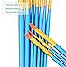 YOUSHARES 10pcs Art Paint Brush Set for Watercolor, Oil, Acrylic Paint / Craft, Nail, Face Painting