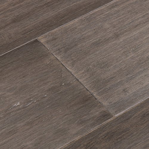 Cali Bamboo - Extra Wide T&G Engineered Flooring, Boardwalk Gray, Hand Scraped - Sample