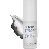 The Outset Vitamin C Eye Cream, Brightening, Hydrating & Wrinkle-Reducing for Fine Lines & Expression Wrinkles, Gentle, Fragrance-Free, Clean, Vegan & Gluten-Free Skincare - 0.5 fl oz