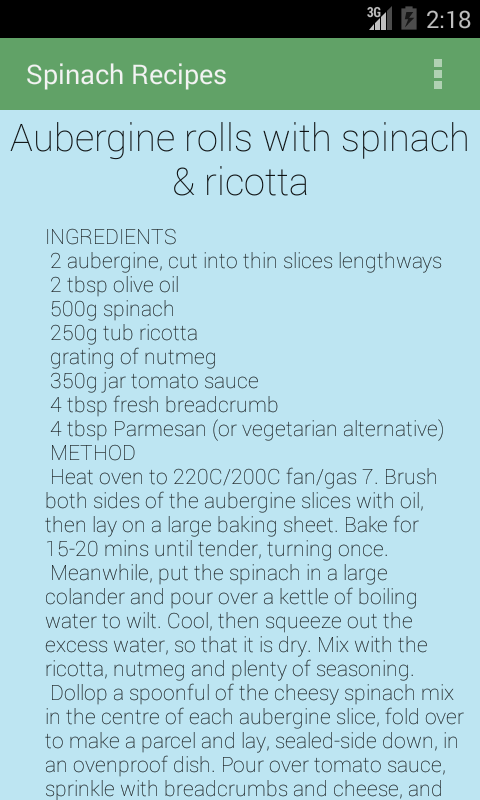 Spinach Recipes - //medicalbooks.filipinodoctors.org