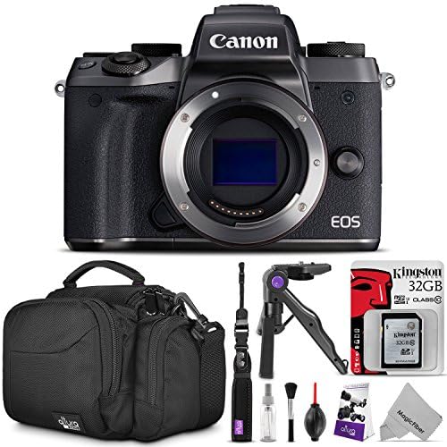 Canon EOS M5 Mirrorless Digital Camera Body w/ Advanced Photo and Travel Bundle