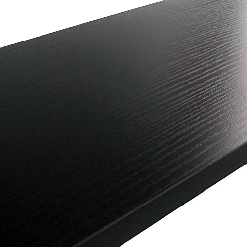 Extra Large 31.5 Inch Computer Monitor Or Laptop Stand. This Is A Long Sturdy Desktop Dual Double Or Multi Monitor Screen Riser (Height: 4.3", Black Wood Color)