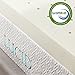 LUCID 4 Inch Ventilated Memory Foam Mattress Topper - 3-Year Warranty - Full