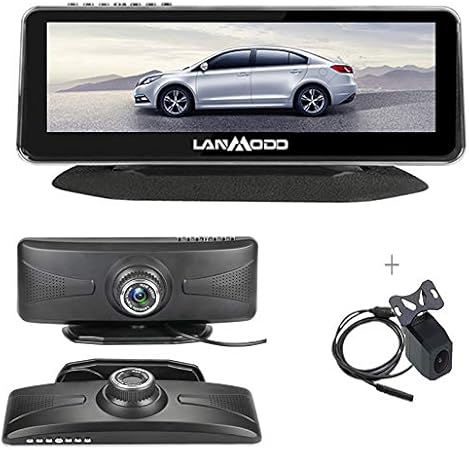Amazon Lanmodo ランモード ナイトビジョンシステム 車載用暗視モニター リアカメラ付き 国内正規品 １年保証 ルームミラー 車 バイク
