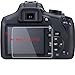 debous Screen Cover for Canon Eos Rebel T7 T6 Kiss X80 2000d 1300d Rebel T5 Kiss X70 1200d, Arc Edge Optical Tempered Glass Lcd Hard Film(3 pack)