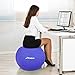 Trideer Exercise Ball (45-85cm) Extra Thick Yoga Ball Chair, Anti-Burst Heavy Duty Stability Ball Supports 2200lbs, Birthing Ball with Quick Pump (Office & Home & Gym)