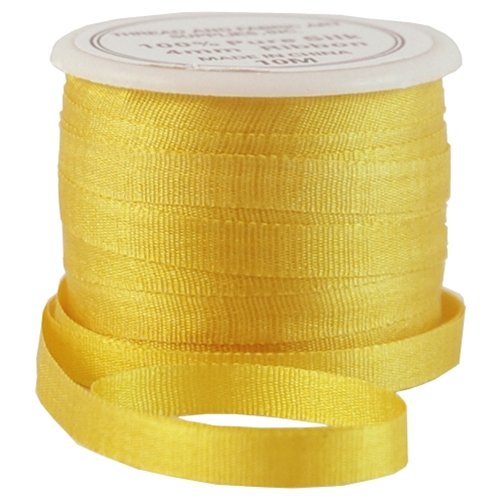 Silk Ribbon No. 666 4mm Sun Gold