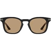 QUAY Weekender Classic Rounded Square Sunglasses for Men for Women | In Matte Black &amp; Black. Polarized options available. Bonus kit: cleaning spray, cloth, screwdriver and mirror.