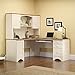 Sauder Harbor View Hutch, Antiqued White finish