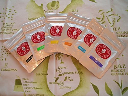 Amazon 紅茶の新茶スリランカ6銘柄セット 紅茶の新茶紅茶専門店リーフティー 紅茶 通販