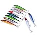 Aorace 10Pcs/Lot 14cm 23g Artificial Bait Minnow Fishing Lures Plastic Hard Baits Lure Fishing Lures Kit for Bass Trout Crankbaits Jerkbaits Saltwater