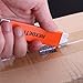 Box Cutter, Retractable Mini Box Opener By REXBETI, Small Pocket Knives For Packages Paper and Moving boxes - Carbon steel Sharp, 10 per Box