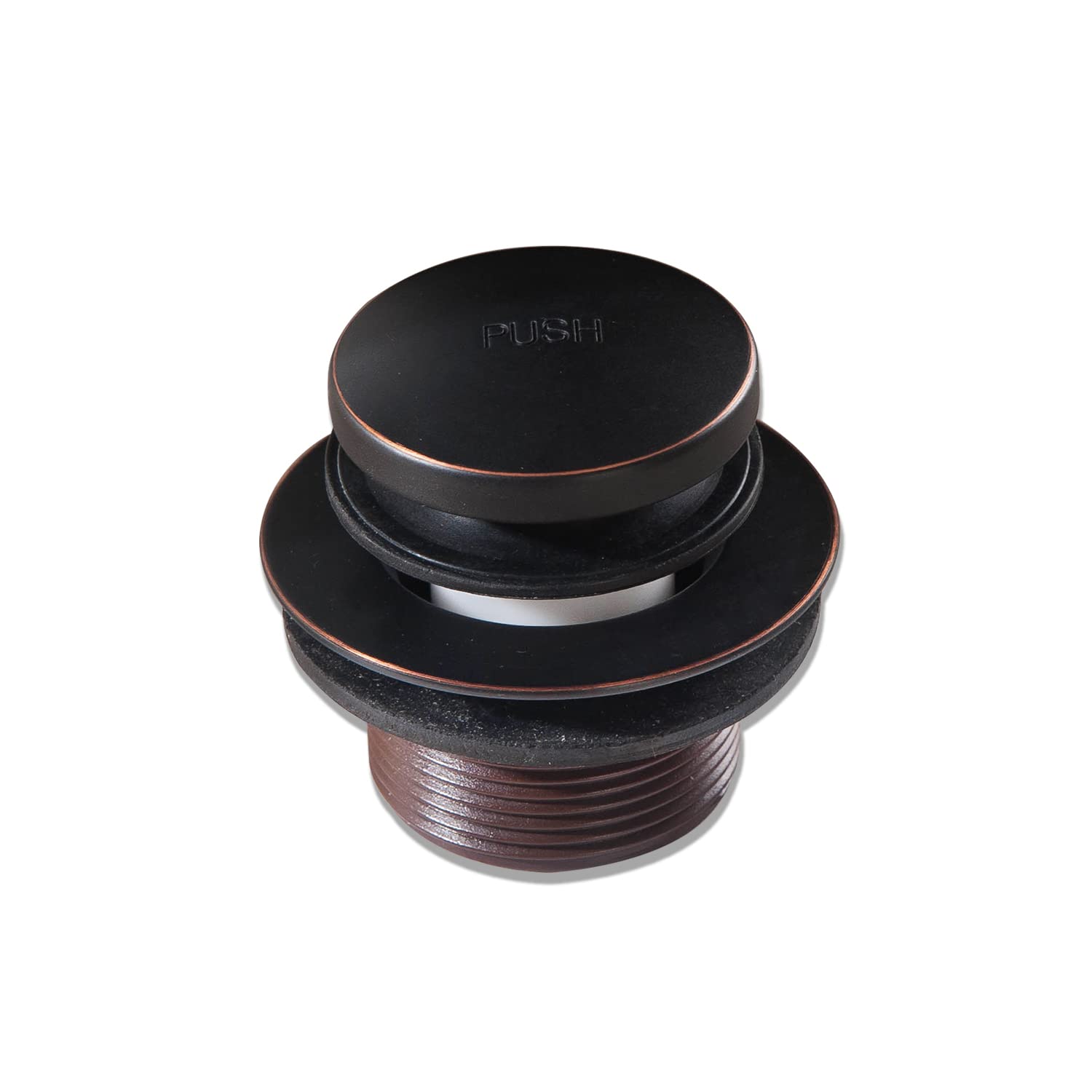 Photo 1 of CalcMetal Tip-Toe Bathtub Drain Stopper with ABS Plastic Bushing, Fits in 1-1/2 Inch or 1-3/8 Inch Inner, Easy to Install, Venetian Bronze