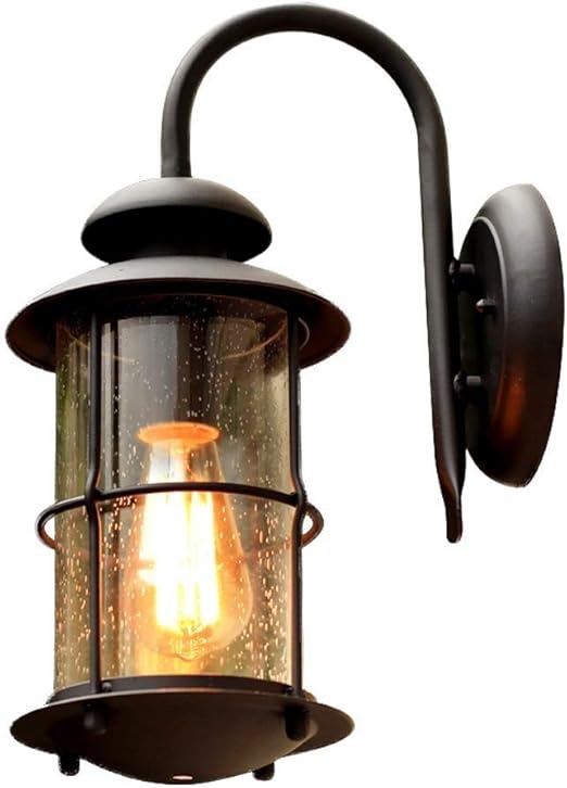 Xyjgwbd A Prueba De Agua Al Aire Libre Luz Rustico Exterior De La