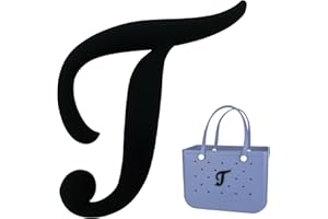 TOYORK Bag Charms for Bogg Bag Accessories Decorative Bogg Bag Charms Insert Alphabet Lettering for Beach Tote Rubber Beach Bag