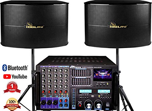 IDOLpro 8000W IP-6000 II Professional Mixing Amplifier Plus IPS