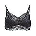 PinkPunch Women's Floral Multi-layer Lace Low Cut Bustier Bralette Top Plus Size