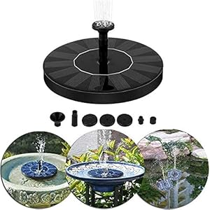 2 W Solar Garden Fountain Pump Solar Garden Fountains Watervallen Power Solar Bird Fountain Aangedreven waterpomp…