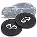 Auto sport 2.75 Inch Diameter Oval Tough Car Logo Vehicle Travel Auto Cup Holder Insert Coaster Can 2 Pcs Pack (Infiniti)