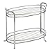 iDesign Axis Free Standing Bathroom Storage Shelves for Towels, Soap, Candles, Tissues, Lotion, Accessories - 2 Tiers, XL, Chrome