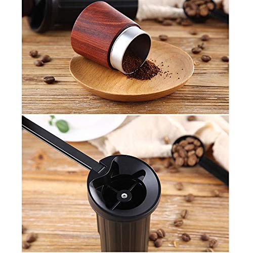 XIUYU Kaffee-Maschine, manuelle Kaffeemühle mit Edelstahl-Schleifkern Roller Getreidemühle tragbare… – Bild 5