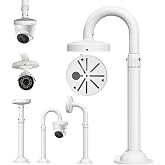 COMPCCTV Security Camera Mount Bracket, Dome Camera Mount Universal Camera Wall Mounting Bracket/IP Camera for CCTV Security Camera, U Type Telescopic Adjustable (15.7-23.6 inch)
