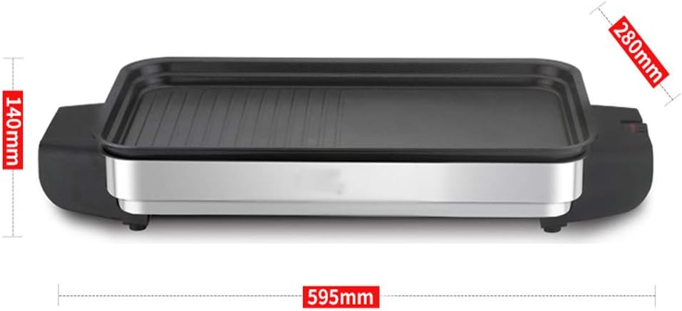 review zaizai Table Grill Electric, Temperature Controller, BBQ Electric Grill for Barbecues in The House, On The Balcony Or in The Garden 1100W