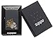 Zippo Skull with Crown Pocket Lighter, Black Matte