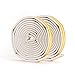 Fasmov 16.4-Feet Seal Strip Soundproofing Rubber Weatherstrip,Set of 2