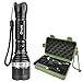 CVLIFE 800 Lumens Cree Xm-l 8066-t6 Rechargeable Zoomable Flashlight Torch +18650 Battery+ Car/Wall Chargers