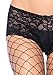 Leg Avenue Women's Sheer Suspender Pantyhose, Black Bow Lace, One Size
