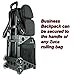 Zuca Business Backpack with Protected Laptop Compartment and Removable Expanding Document Organizer (Black)