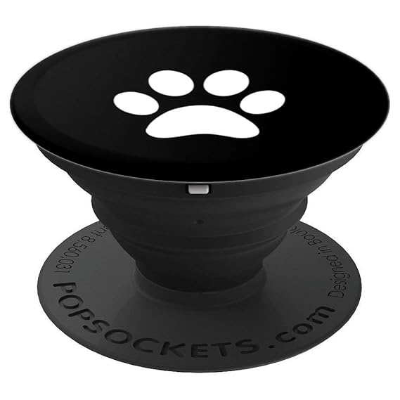 Amazon Com Animal Pet Lovers Fun Paw Print In Black And White