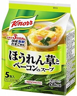 Knorr Spinatch & Bacon 5Packs 33Gx10 (4901001131099)
